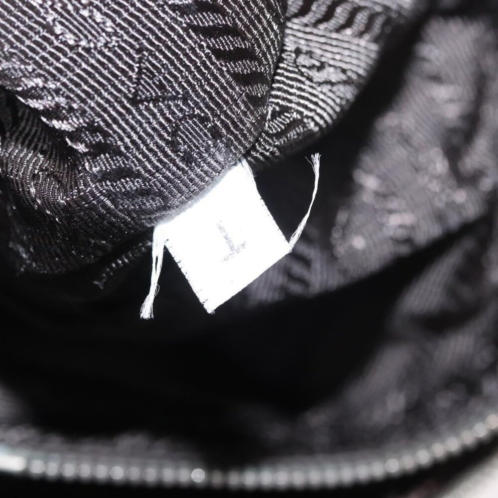 Authentic PRADA Shoulder Bag Leather Bronze Silver - Picture 3 of 16